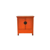 Lingbao 2 Door Cabinet – Orange