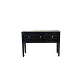 Lingbao Console Table – Vintage Black