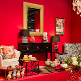 Lingbao Console Table – Vintage Black