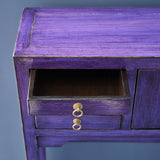 Lingbao Console Table – Vintage Purple