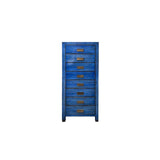 Lingbao Tall Chest of Drawers – Blue