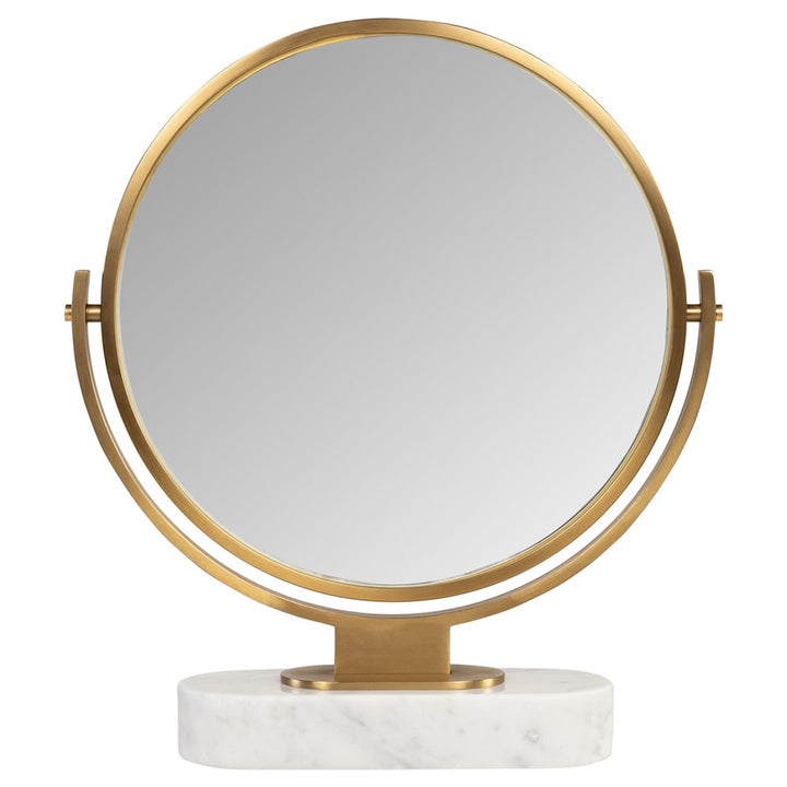 Livia Large Dressing Table Mirror – Brushed Gold