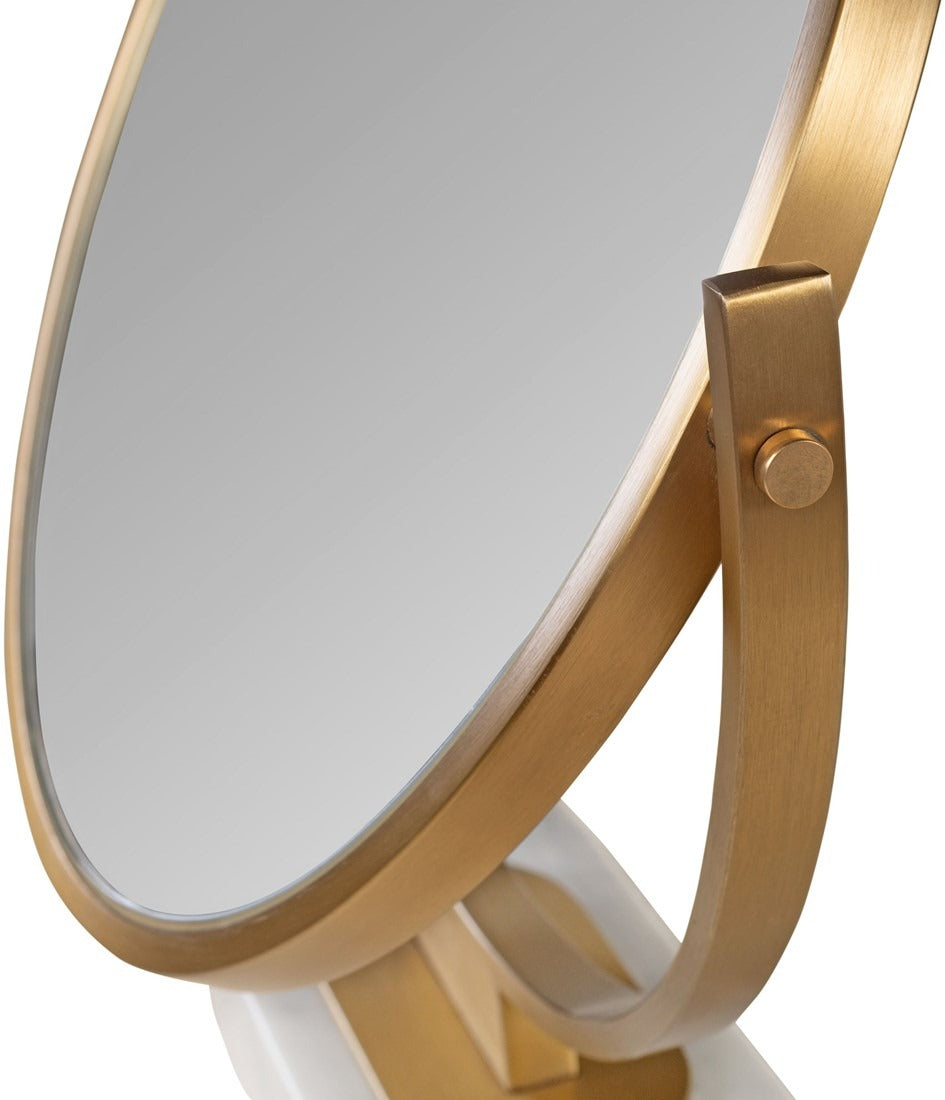 Livia Large Dressing Table Mirror Brushed Gold Shropshire Design Livia Large Dressing Table Mirror Brushed Gold Shropshire Design