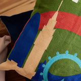 London Needlepoint Cushion
