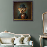 Lord Barkley of York – Gentleman Yorkshire Terrier – Oxford Square Frame
