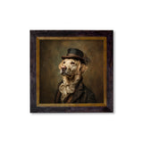 Lord Goldpaw - Gentleman Golden Labrador – Oxford Square Frame