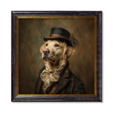 Lord Goldpaw - Gentleman Golden Labrador – Oxford Square Frame
