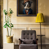 Lord Shearlock - Gentleman Border Collie – Oxford Square Frame