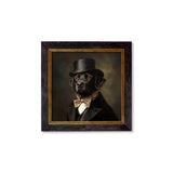 Lord Wagsalot - Gentleman Black Labrador – Oxford Square Frame