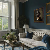 Lord Wagsalot - Gentleman Black Labrador – Oxford Square Frame
