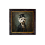 Lord Westly Whitetail – Gentleman Westie – Oxford Square Frame
