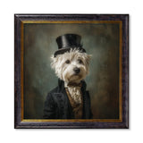 Lord Westly Whitetail – Gentleman Westie – Oxford Square Frame