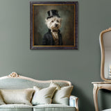 Lord Westly Whitetail – Gentleman Westie – Oxford Square Frame