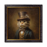 Lord Whiskerby – Gentleman Tabby Cat – Oxford Square Frame