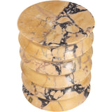 Louella Stool – Breccia Marble
