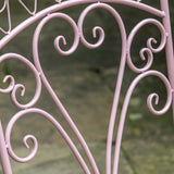Luanna 2 Seater Bistro Set – Coral Pink