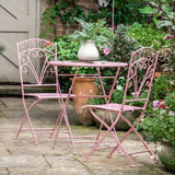 Luanna 2 Seater Bistro Set – Coral Pink