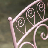 Luanna 2 Seater Bistro Set – Coral Pink