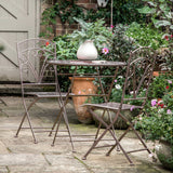 Luanna 2 Seater Bistro Set – Metal Patina