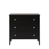 Lucian 3 Drawer Chest – Black