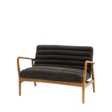 Luella 2 Seater Sofa – Charcoal Boucle
