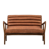 Luella 2 Seater Sofa – Vintage Brown