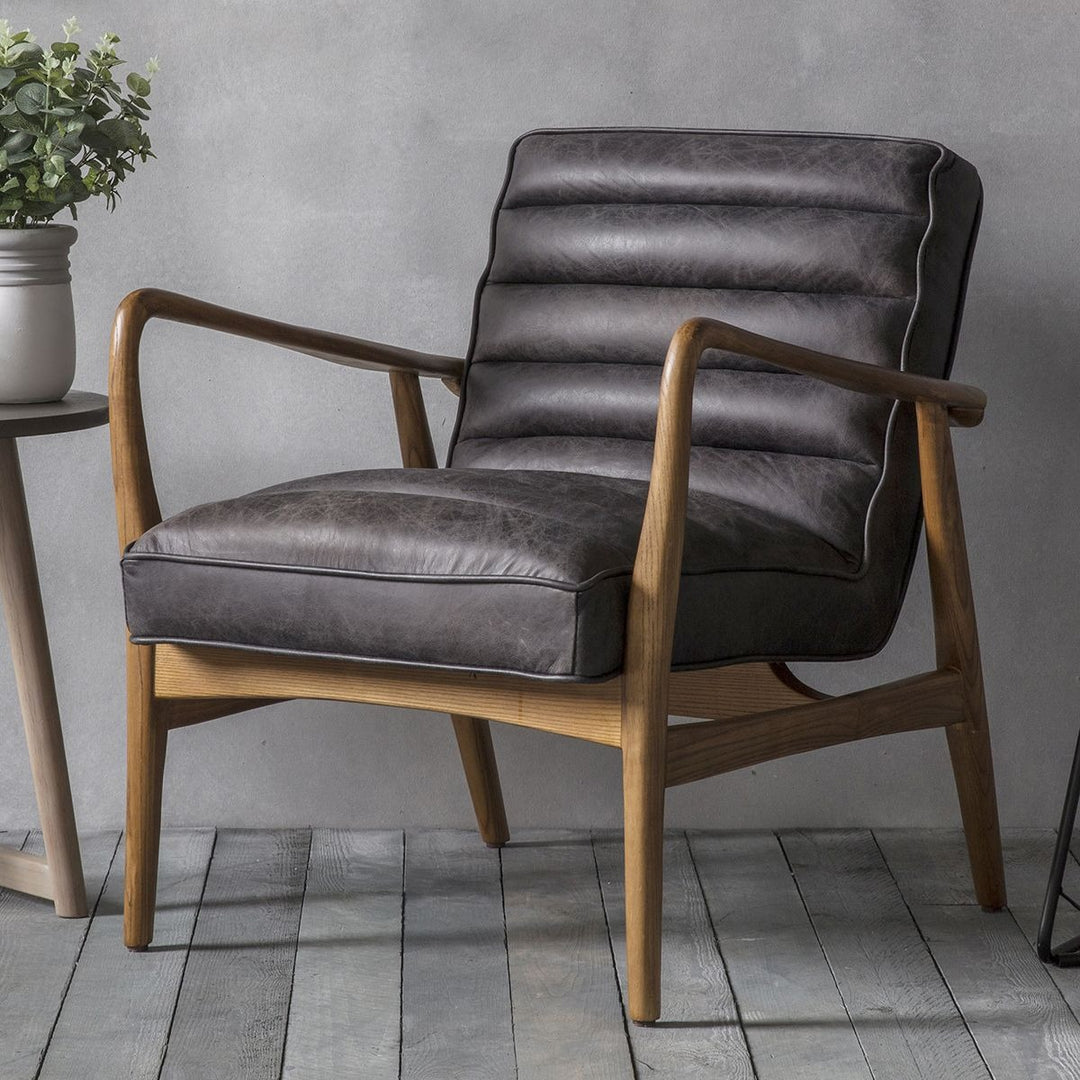 Luella Armchair – Antique Ebony