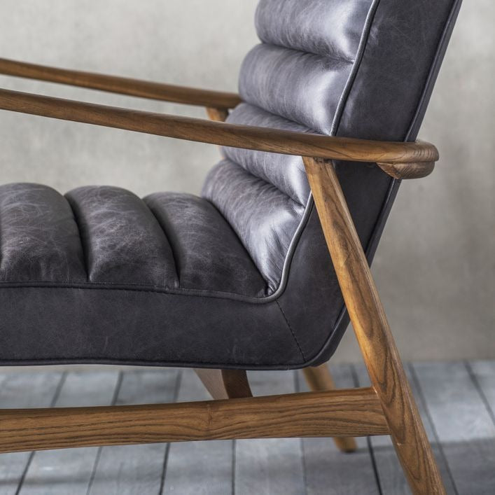 Luella Armchair – Antique Ebony