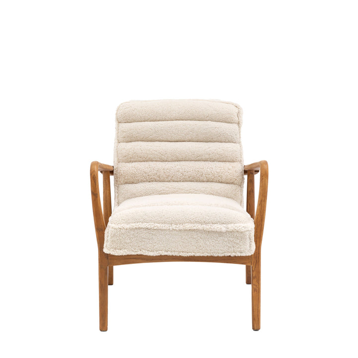 Luella Armchair – Cream Sheepskin