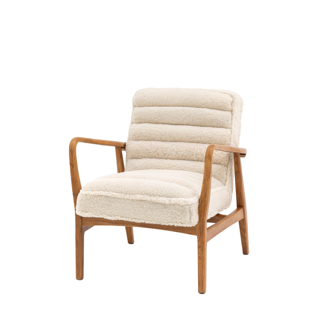 Luella Armchair – Cream Sheepskin