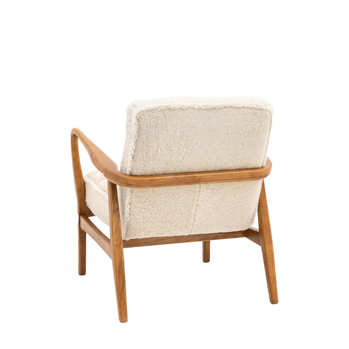 Luella Armchair – Cream Sheepskin