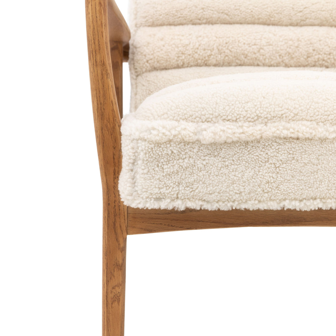 Luella Armchair – Cream Sheepskin