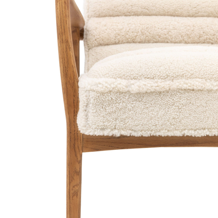 Luella Armchair – Cream Sheepskin