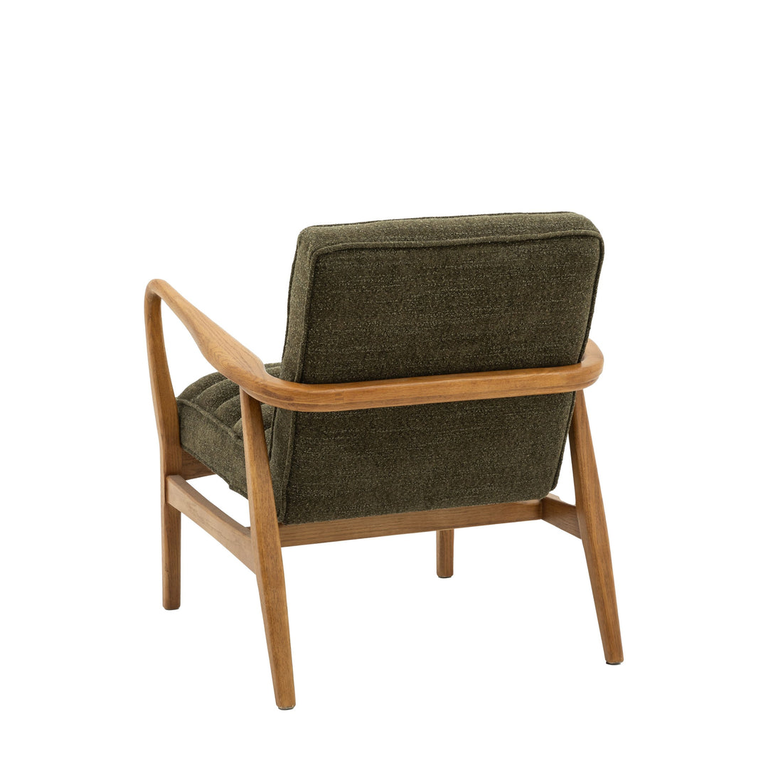 Luella Armchair – Green Boucle