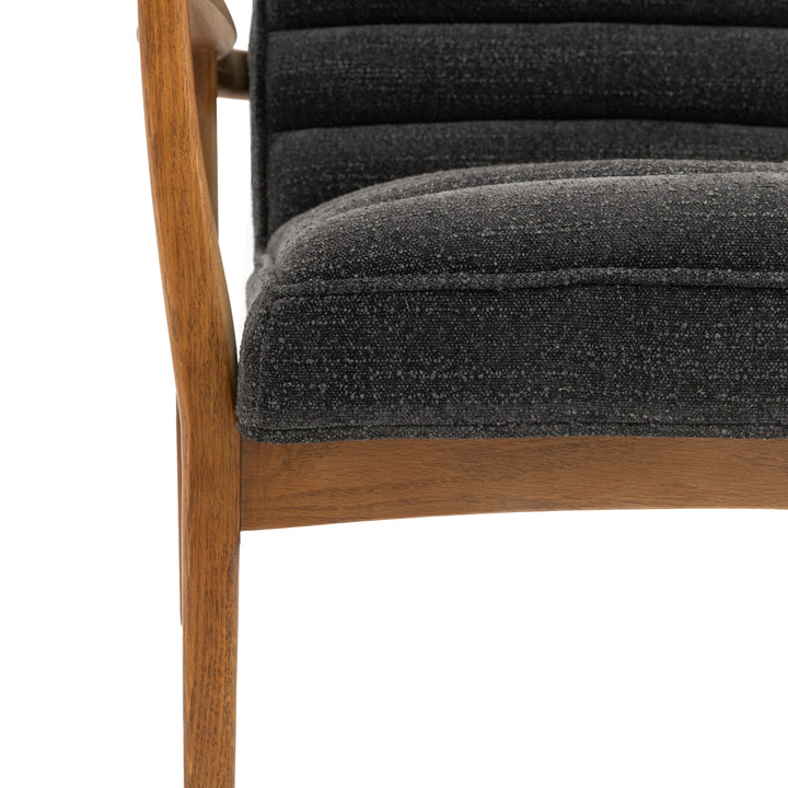 Luella Armchair – Charcoal Boucle