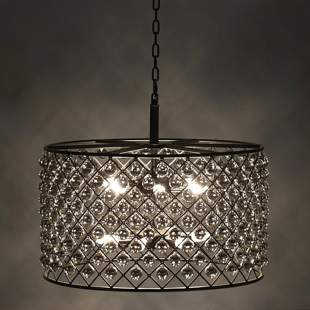 Luna Smoked Bauble Chandelier