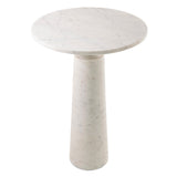 RV Astley Vilaine Side Table – White Marble