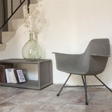 Lyon Beton Hauteville Low Armchair with Concrete Seat
