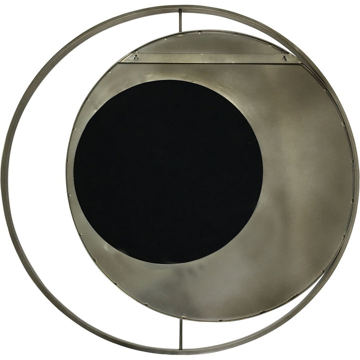 Libra Interiors Concentric Circles Mirror – Metallic Black Nickel