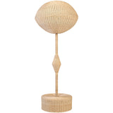 Lyric Floor Lamp in Natural Rattan