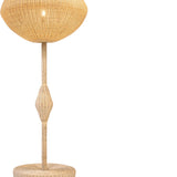 Lyric Floor Lamp in Natural Rattan