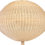 Lyric Floor Lamp in Natural Rattan