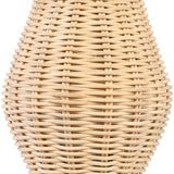 Lyric Floor Lamp in Natural Rattan