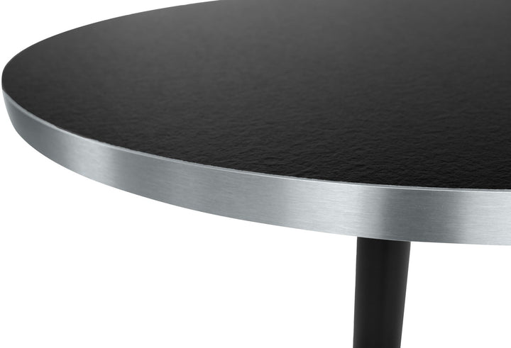 Mabel Round Dining Table – Black– 90cm