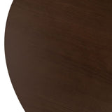 Mabel Round Dining Table – Brown Oak – 120cm