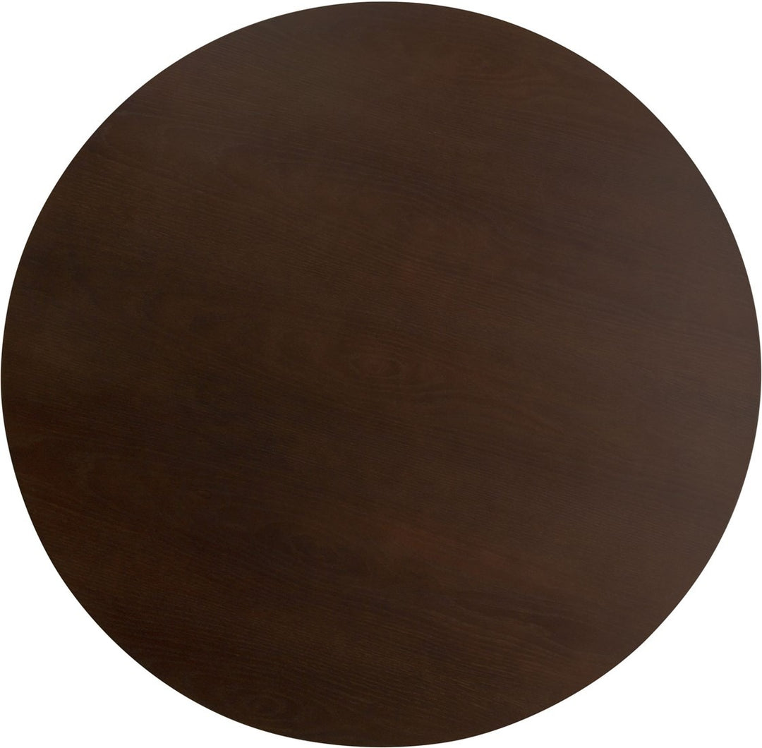 Mabel Round Dining Table – Brown Oak – 120cm