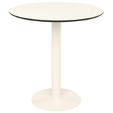 Mabel Round Dining Table – White – 70cm