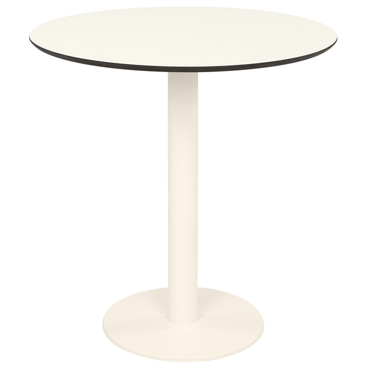 Mabel Round Dining Table – White – 70cm