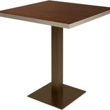 Mabel Square Dining Table – Smoked Eucalyptus – 70cm