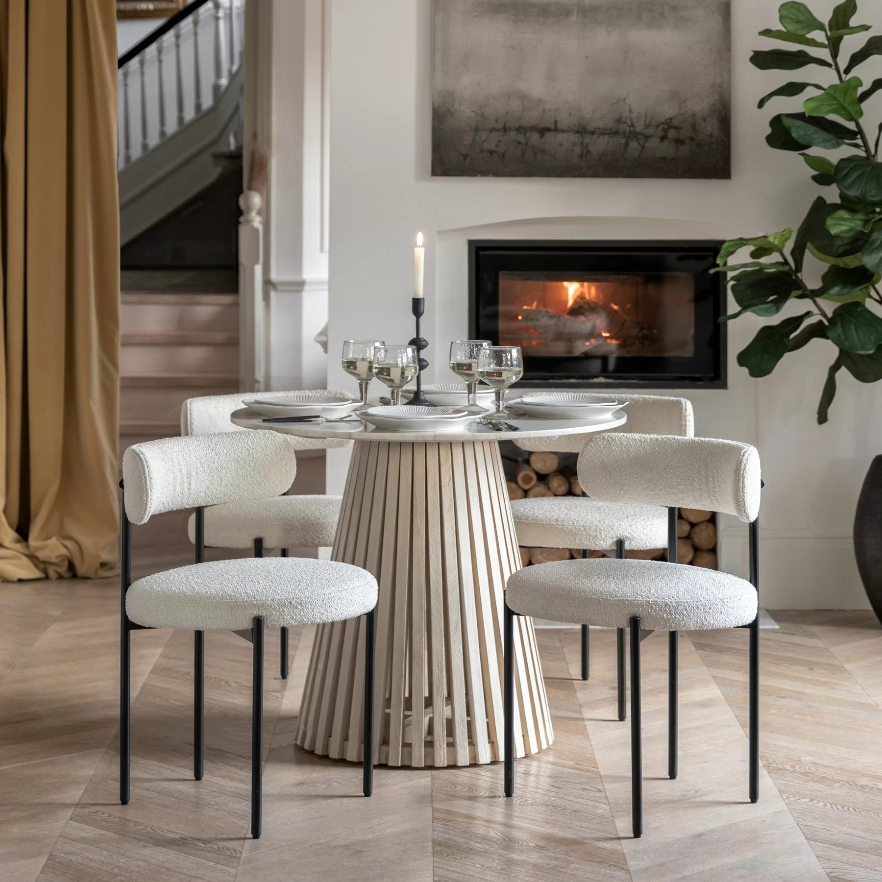 Macias Round Dining Table – Shropshire Design